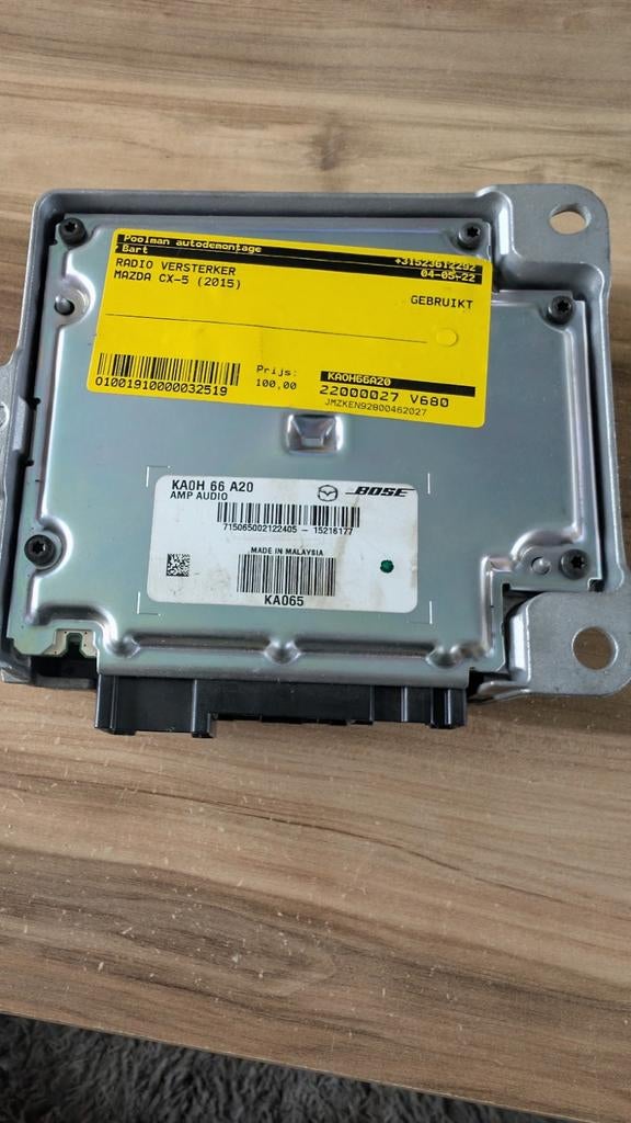 Bose versterker KAOH 66 A20 Mazda, Ophalen of Verzenden, Mazda