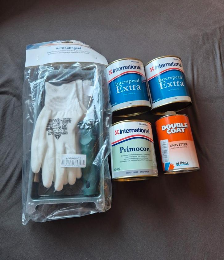 Antifoulingset wit compleet, Watersport en Boten, Accessoires en Onderhoud, Nieuw, Verven, Ophalen of Verzenden