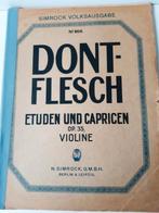 DONT-FLESCH Etuden und Capricen viool, Muziek en Instrumenten, Bladmuziek, Ophalen of Verzenden, Zo goed als nieuw, Les of Cursus