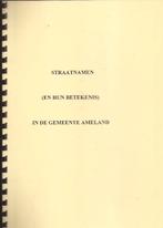 Straatnamen (en hun betekenis) in de geneente Ameland, Ophalen of Verzenden, Zo goed als nieuw, 20e eeuw of later, Onbekend