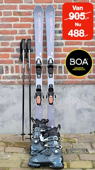 Nieuwe Fischer ski's + schoenen van 910.- voor 444.-, 160 tot 180 cm, Fischer, Nieuw, Ophalen of Verzenden