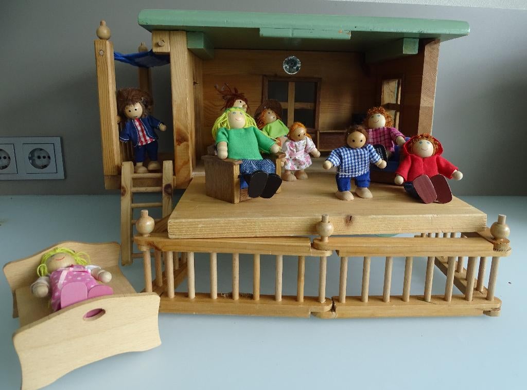 Houten Pipowagen, Ophalen of Verzenden, Zo goed als nieuw, Overige typen