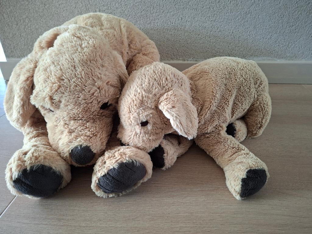 Kleine en grote Ikea honden knuffels, Ophalen, Zo goed als nieuw, Overige typen