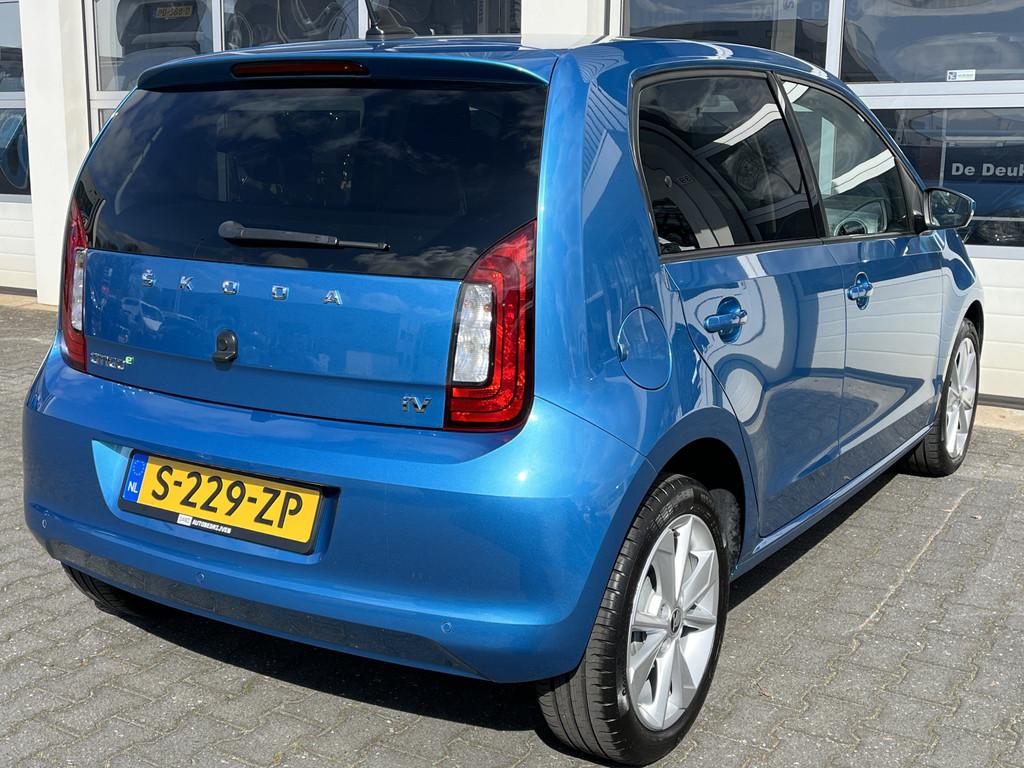 Skoda Citigo e-iV EV Style PDC Stoelverwarming DAB Multimedi, Auto's, 83 pk, Stof, Zwart, LED verlichting
