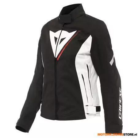 Dainese Veloce D-Dry Dames Motorjas, Zwart-Wit-Rood, Ophalen of Verzenden, Nieuw met kaartje