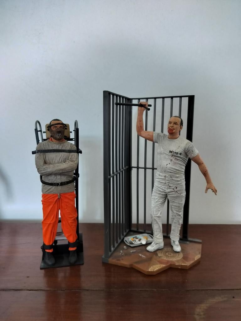 Hannibal Lecter NECA figuren, Ophalen of Verzenden, Zo goed als nieuw, Film, Actiefiguur of Pop