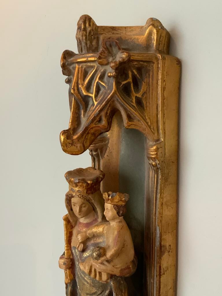 Neogotisch Huisaltaar Beeld Gebroeders van Paridon Amsterdam, Ophalen of Verzenden