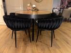 Eetkamerstoelen wave van pole to pole NIEUW, Ophalen, Nieuw, Zwart, Vijf, Zes of meer stoelen