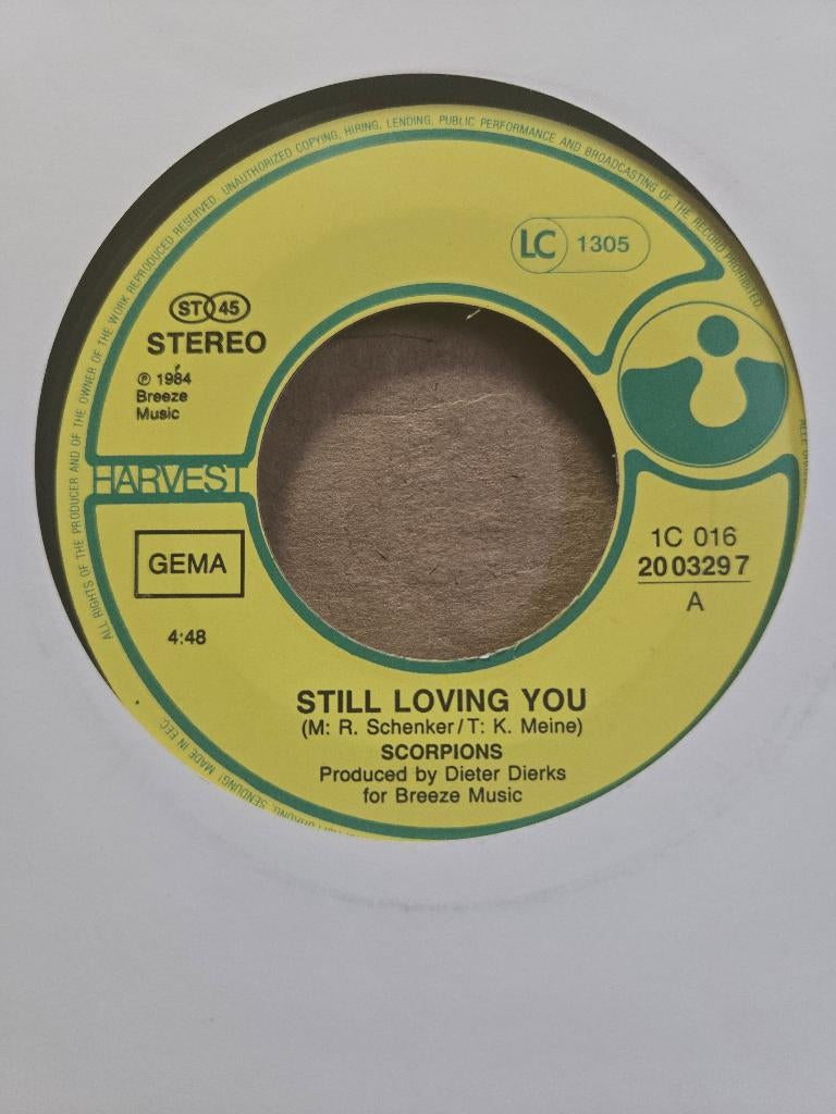 Scorpions - Still loving you, Gebruikt, 7 inch, Single, Ophalen of Verzenden