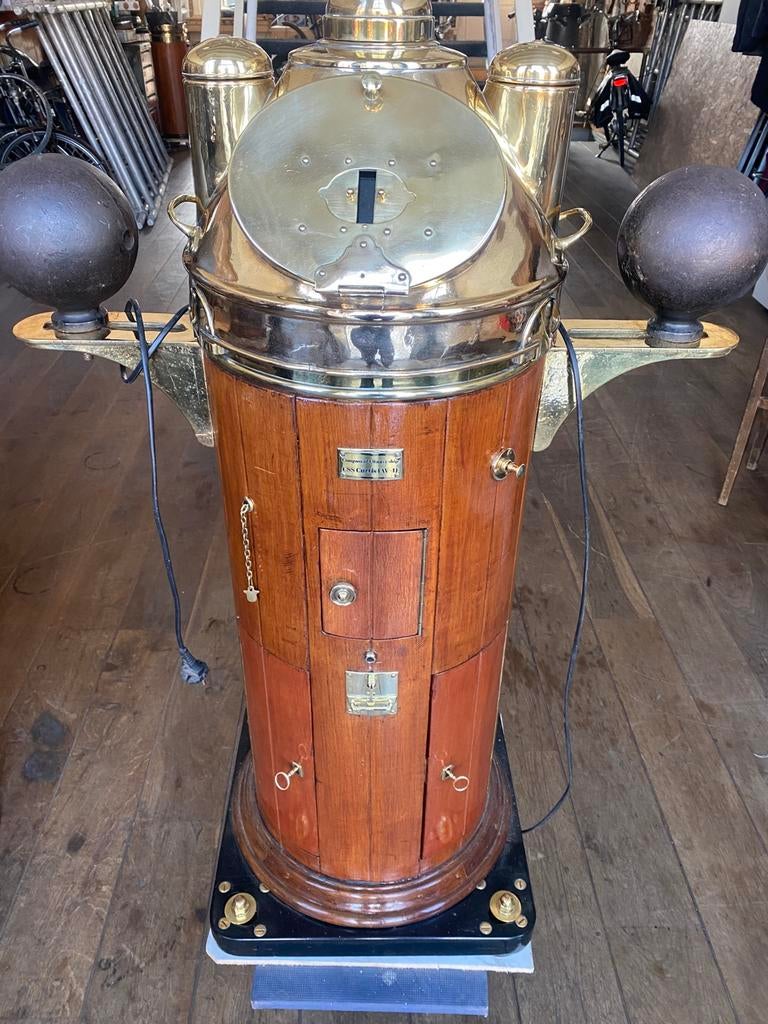 Kompas, Verzamelen, Scheepvaart, Ophalen of Verzenden, Gebruikt, Motorboot, Gebruiksvoorwerp