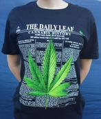 Cannabis krant T-shirt., Zwart, Nvt, Nieuw, Ophalen of Verzenden