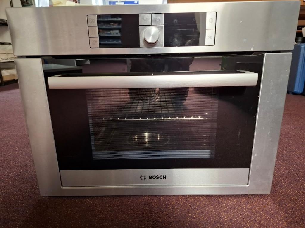 Bosch inbouw stoomoven 45 cm hoog type HLHB36-2, Witgoed en Apparatuur, Ovens, Gebruikt, Hete lucht, 45 tot 60 cm, Ophalen