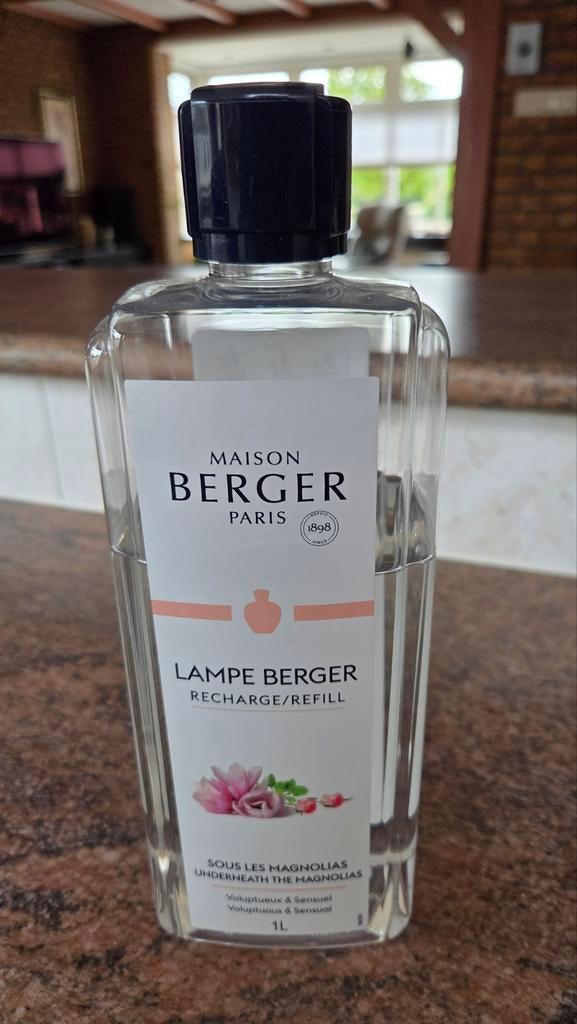 Lampe Berger Navulling Magnolias 1L - 3/4 vol, Ophalen, Gebruikt, Meerkleurig, Glas