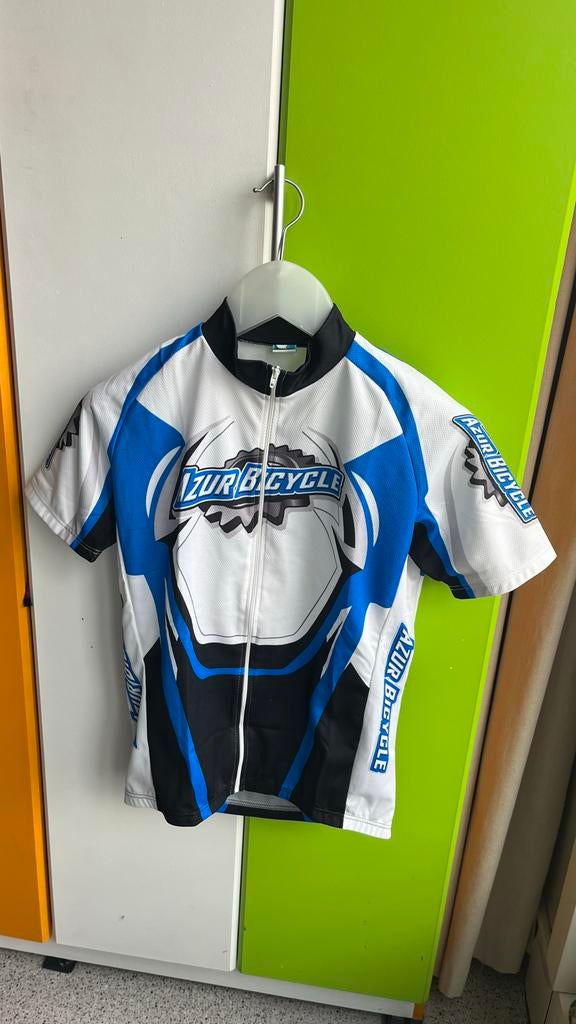 Wielerset , bib, shirt,  windbreker jasje , windbreker gilet, Verzenden, Zo goed als nieuw, Bovenkleding