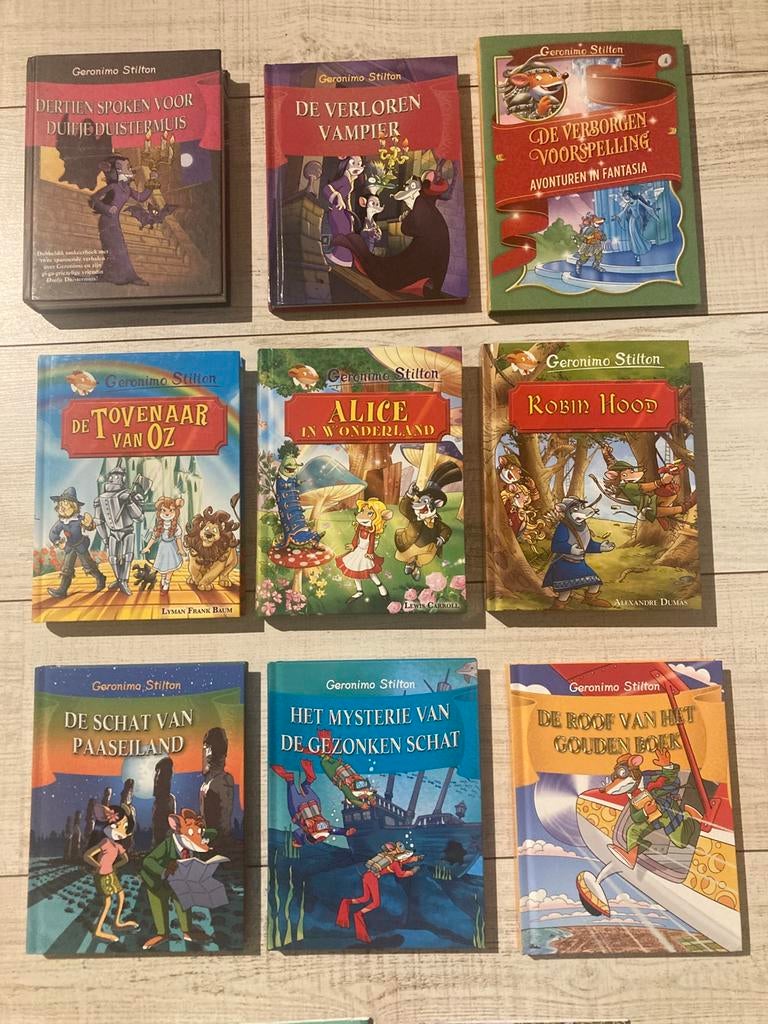 9 nieuwe Geronimo Stilton en 2 ZGAN Thea Stilton boeken, Ophalen of Verzenden, Nieuw, Fictie