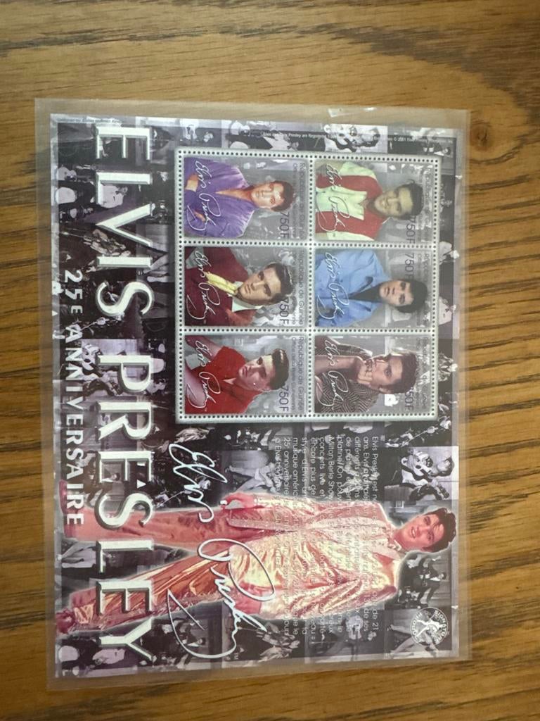 Elvis Presley 25e Anniversaire Postzegels - Nieuw in Plastic, Postzegels en Munten, Postzegels | Nederland, Ophalen of Verzenden