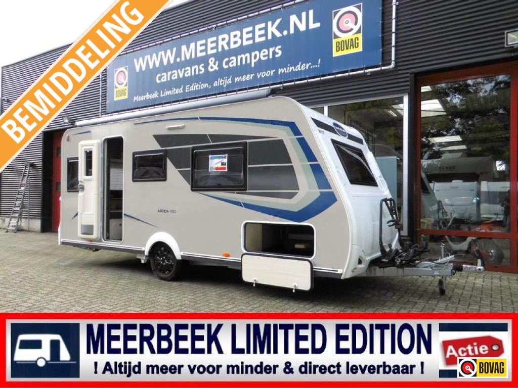 Caravelair Artica 490 +MOVER +THULE +AIRCO ETC, Schokbreker, Rondzit, Overige typen, Caravelair