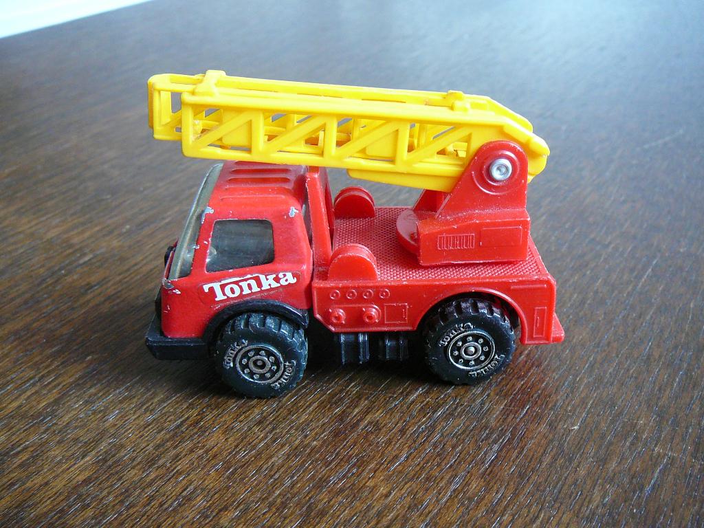 Tonka ladderwagen, Ophalen of Verzenden, Gebruikt, Bus of Vrachtwagen