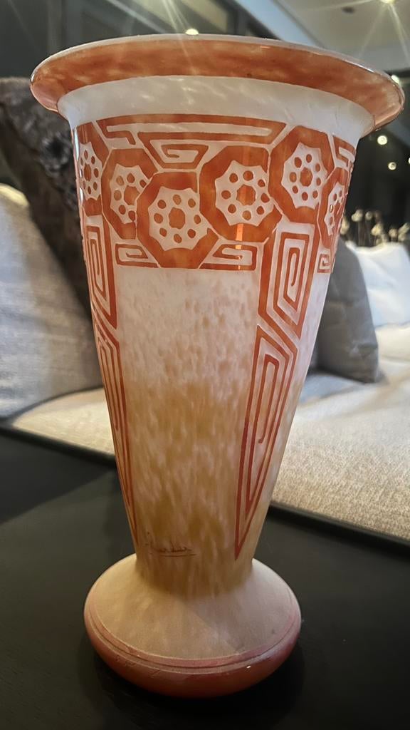 Art Deco vaas – Charder/Le Verre Français (Schneider), Antiek en Kunst, Ophalen