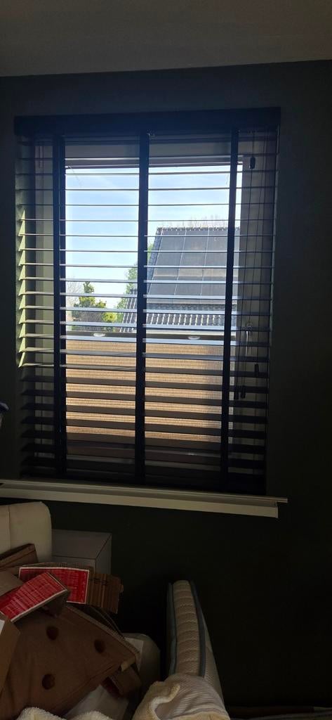 Zwarte gladde lamellen, diverse afmetingen, Ophalen