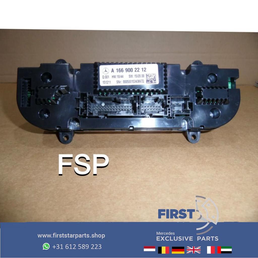 Mercedes W204 W212 X204 W166 Climatronic kachel bediening or, Gebruikt, -, Ophalen of Verzenden, -