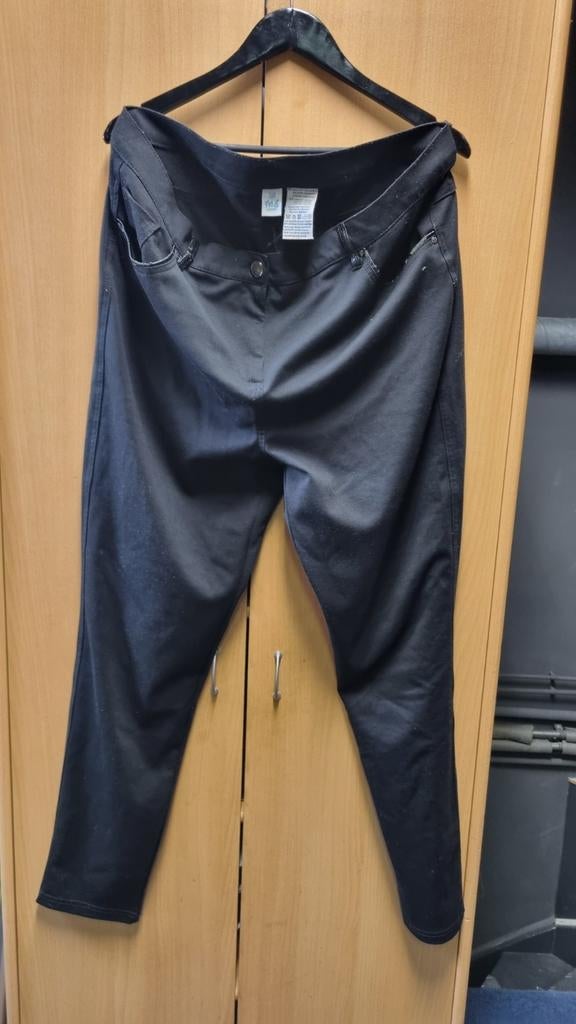 Nette zwarte broek van M&S Mode, maat 50, Zwart, Maat 46/48 (XL) of groter, Ophalen of Verzenden, MS Mode
