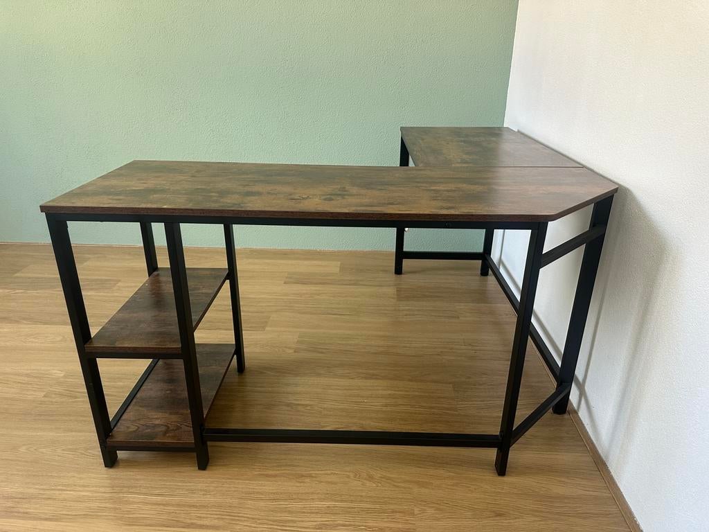 Bureau hoek (al gedemonteerd), Huis en Inrichting, Ophalen, Zo goed als nieuw, Bureau