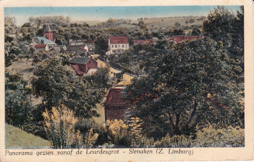07827 Slenaken - Panorama gezien vanaf de Lourdesgrot, Verzenden, 1940 tot 1960, Gelopen, Limburg