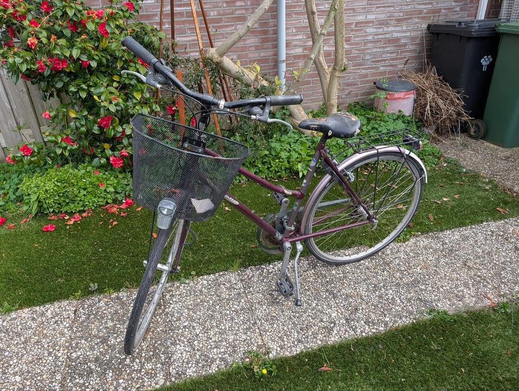 Damesfiets, Fietsen en Brommers, Ophalen, Gebruikt, 80 kg of meer