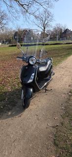 Sym Fiddle II scooter - Zwart, zo goed als nieuw, Fietsen en Brommers, Scooters | SYM, Ophalen of Verzenden, Zo goed als nieuw