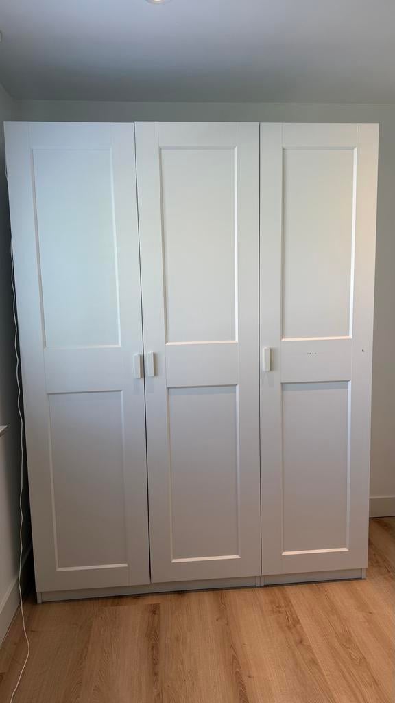 IKEA Witte Kledingkast met 3 Deuren - pax met lade en hang, Ophalen, 200 cm of meer