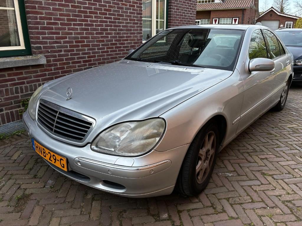 Mercedes-Benz S-Klasse 3.2 CDI S320 AUT 2001 Grijs, Auto's, Achterwielaandrijving, Zwart, 3222 cc, Automatische klimaatregeling