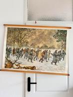 Schoolplaat ‘naar het concentratiekamp’, Ophalen of Verzenden, Geschiedenis