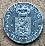 halve gulden 1908 Wilhelmina, Ophalen, ½ gulden, Zilver, Koningin Wilhelmina