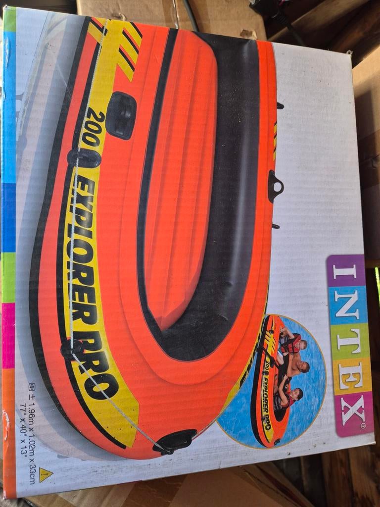 Intex opblaasbare boot NIEUW!!, Ophalen of Verzenden, Nieuw
