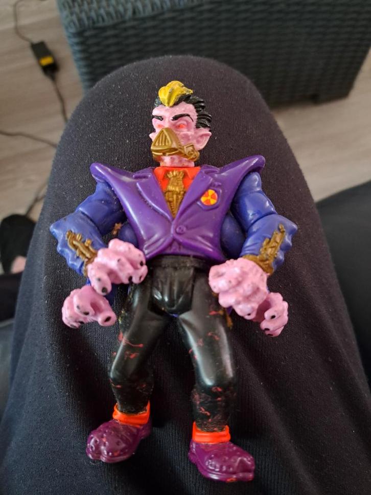 Vintage Toxic Crusaders Headbanger actiefiguur, Verzamelen, Speelgoed, Gebruikt, Ophalen