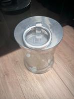 Riviera Maison Storage Jar Zilver - Prima Staat, Ophalen of Verzenden, Zo goed als nieuw, Glas