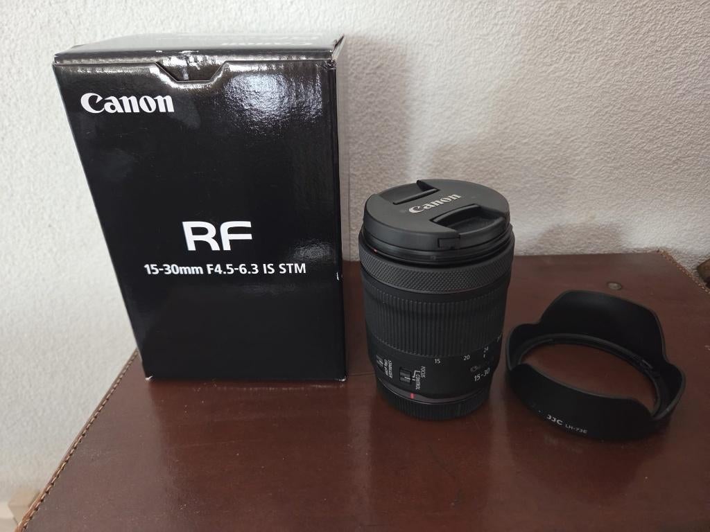 Canon RF 15-30mm F/4.5-6.3 IS STM incl. zonnekap, Audio, Tv en Foto, Fotografie | Lenzen en Objectieven, Nieuw, Groothoeklens