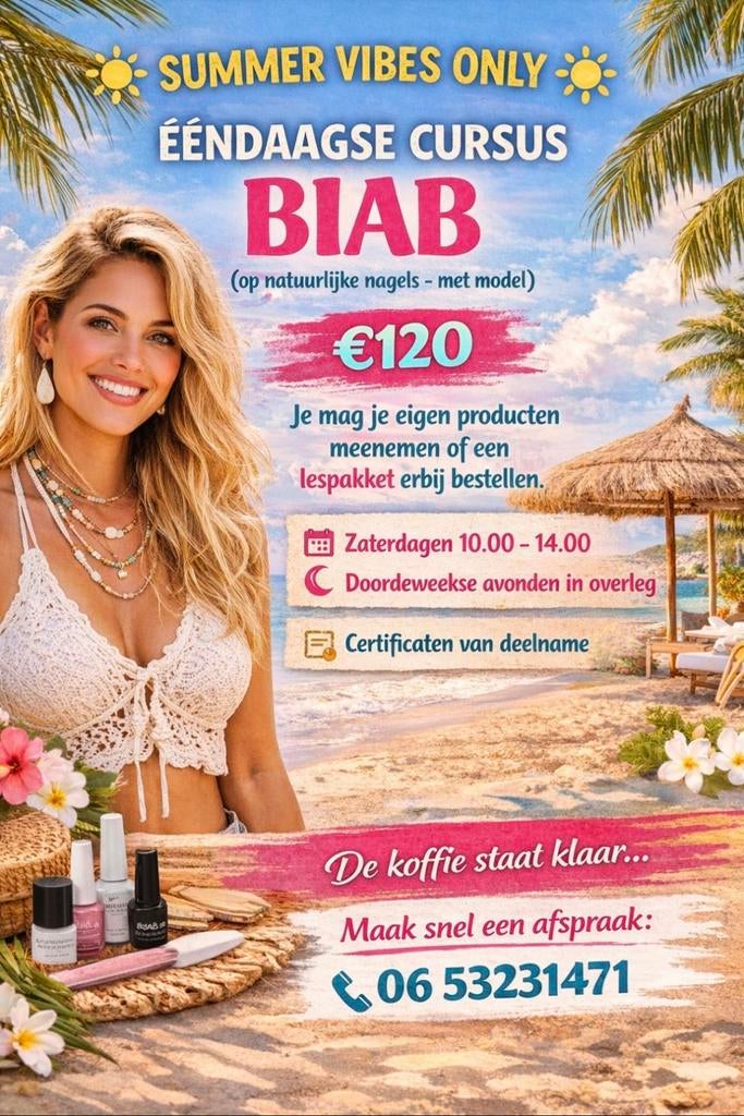 Biab ééndaagse cursus
