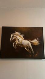 Canvas oil painting horse, Ophalen of Verzenden