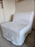LYCKSELE hoes eenpersoons slaapfauteuil Ikea wit, 90 cm, Eenpersoons, Wit, Ophalen of Verzenden