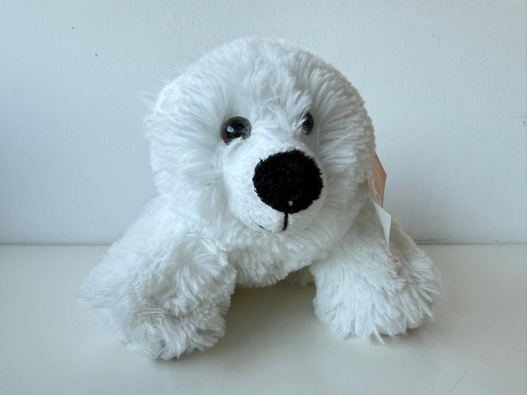 Knuffel beer wit 20 cm (kleine variant) / Kika / nieuw, Overige karakters, Beer, Ophalen of Verzenden, Zo goed als nieuw