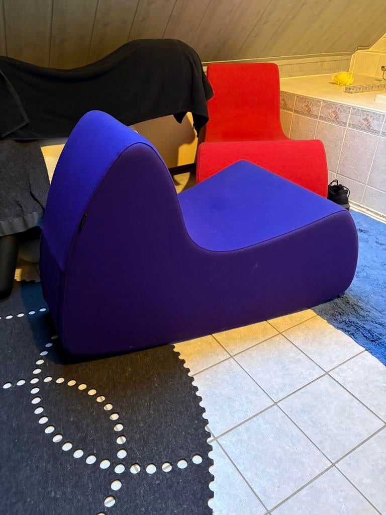 Softline grand prix XL made in Denmark relaxstoelen, Ophalen, Zo goed als nieuw, Eenpersoons, Minder dan 150 cm