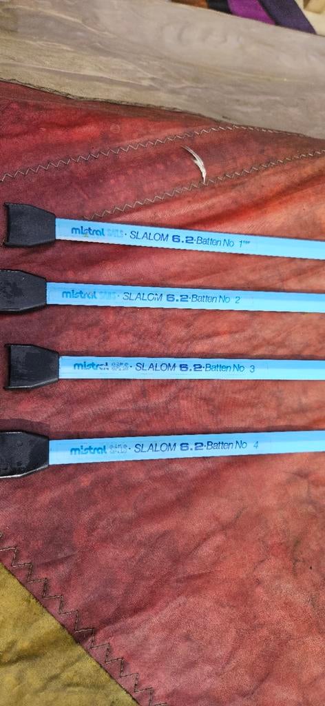 MISTRAL Slalom 6.2 zeillatten, Watersport en Boten, Windsurfen, Ophalen