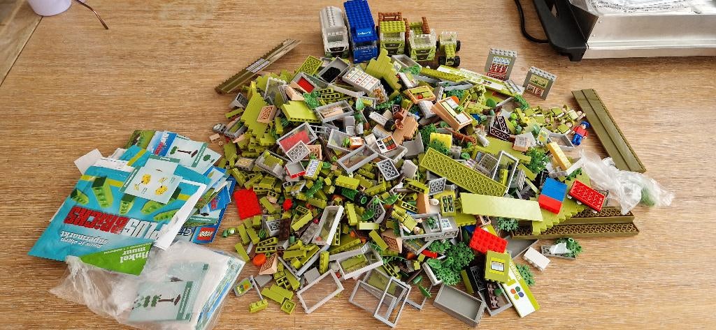 Grote tas plus lego, Ophalen of Verzenden