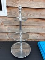 Riviera Maison 3-laags etagere, zilverkleurig, Ophalen, Zo goed als nieuw