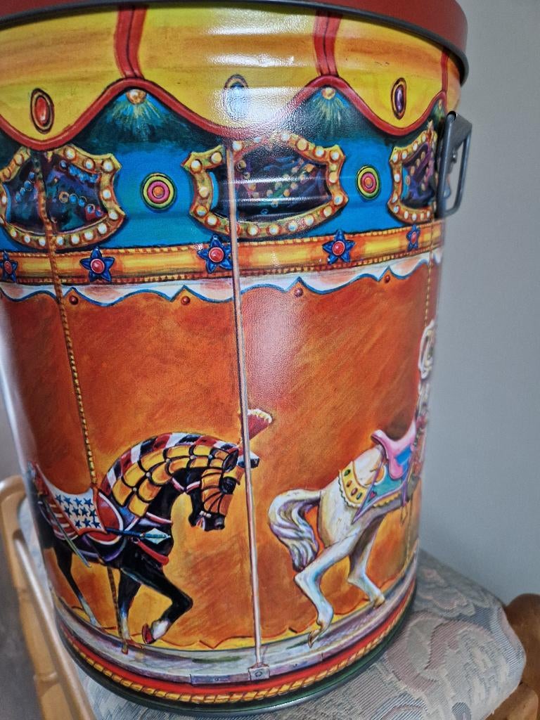 vintage Collectors carousel blik, Ophalen, Gebruikt, Overige