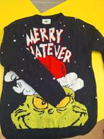 Leuke Grinch Kersttrui - Merry Whatever, Ophalen, Blauw, Seuss, Maat 36 (S)