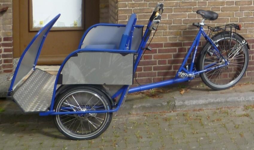 Riksja personen bakfiets met versnelling. Contant betalen., Ophalen, Gebruikt, 4 kinderen of meer