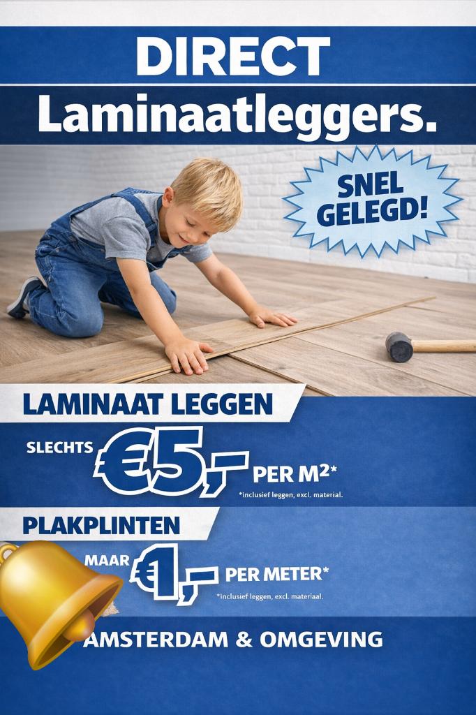 laminaatlegger vloer pvc leggen laminaatlegger laminaat, Huis en Inrichting, Stoffering | Behang, Ophalen of Verzenden, 10 tot 25 m²